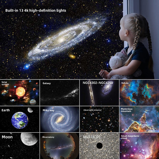 Galaxy Star Projector with Adjustable Focus
